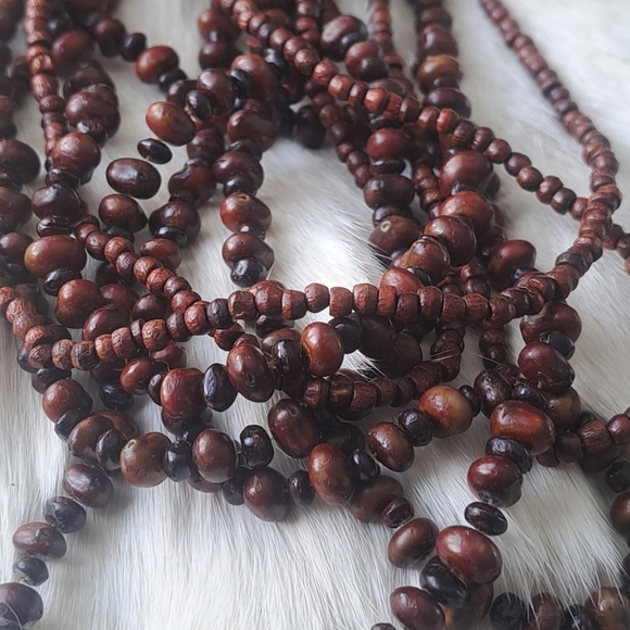 Set of two strands necklace - Picture 7 of 8